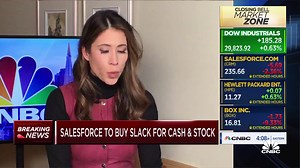 Salesforce has confirmed it will buy Slack for cash and stock