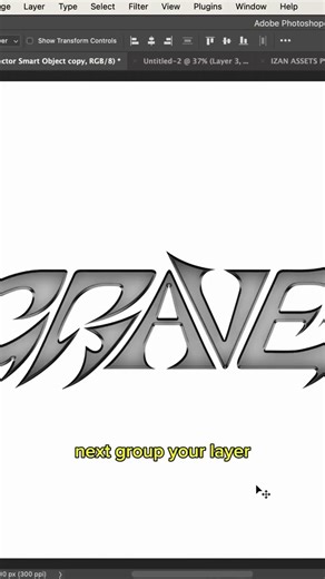 Chrome Text Effect Tutorial in Photoshop