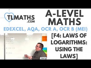 A-Level Maths: F4-09 [Laws of Logarithms: Using the Laws]