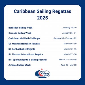 What are you plans once you have crossed the Atlantic? The Caribbean regatta season kicks off in January and runs through to the beginning of May! Visit the Caribbean Sailing Association website to find out more! #caribbeansailing #caribbeanregattaseason #caribbeanregattas #racinginthecaribbean #bluewaterregatta | ARC Atlantic Rally for Cruisers