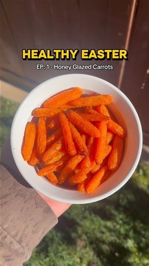 🥕Healthy Easter Recipes: Episode 1 - Honey Glazed Carrots (315 calories) #easter #easterrecipes