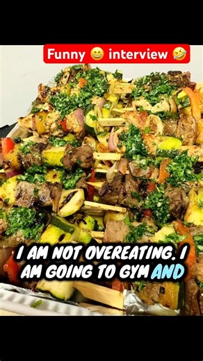 Funny 😆 interview 😂 #overeating #funny #interview #shorts