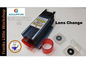 Sculpfun S9 laser lens change.