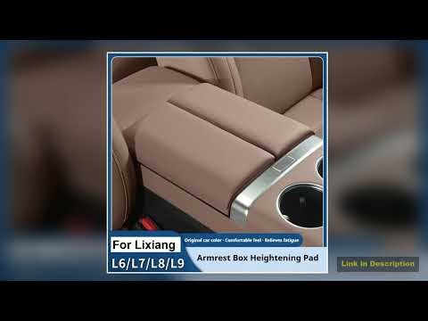 For Li Lixiang L6 L7 L8 L9 Car Armrest Box Protective Cover Ideal Armrest Box Height Increase Leath