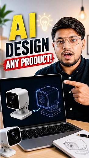Generate a complete product design in second #shorts #hardware
