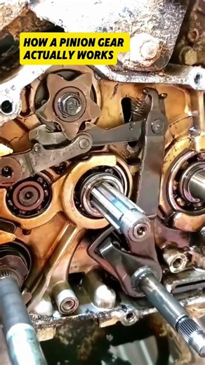 How a Pinion Gear Actually Works #shorts #satisfying #mechanic