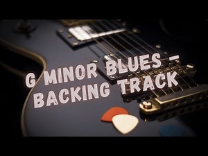 Gm Blues Backing Track in the style of I'll Play The Blues For You