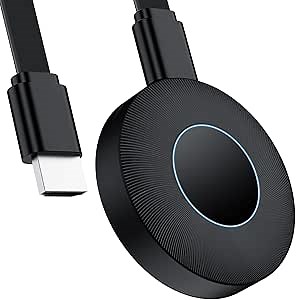 Wireless HDMI Display Dongle Adapter 1080P HD Streaming Video/Audio from Laptop, PC, Smartphone to HDTV/Projector Supports Android/iOS/Windows/MacOS