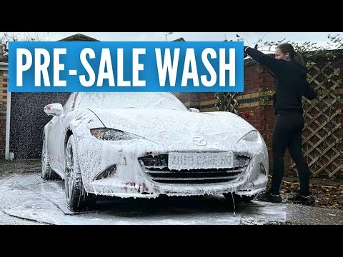 The Pre-Sale Car Wash on My MX-5