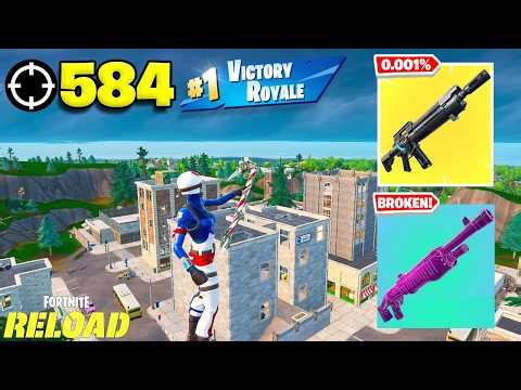 584 Elimination Solo "RANKED RELOAD” Gameplay Wins (Fortnite Chapter 7 PS5 Controller)