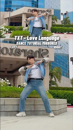 TXT - ‘Love Language’ DANCE TUTORIAL MIRRORED #kpoptutorial
