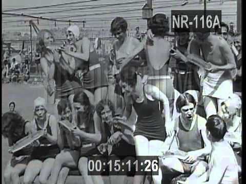First Ever Footage of the Three Stooges Moe & Shemp - Coney Island 1929