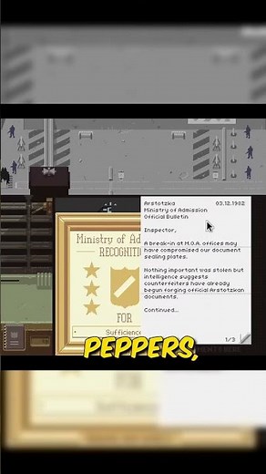 This Is How You Dehumanize Someone in 30 Days | Papers Please #shorts