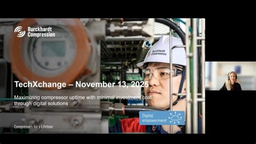 Burckhardt Compression TechXchange "Maximizing compressor uptime through digital solutions"