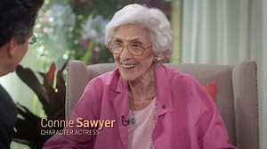 Tonight is the first night of our spotlight on the work of the Motion Picture & Television Fund. Character actress Connie Sawyer, who turns 105 in November, shares the secret of life with host Ben Mankiewicz. | Turner Classic Movies: TCM