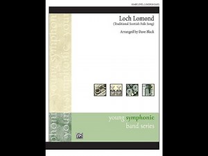 Loch Lomond, arr. Dave Black – Score & Sound