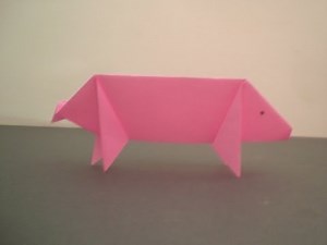 Origami Pig