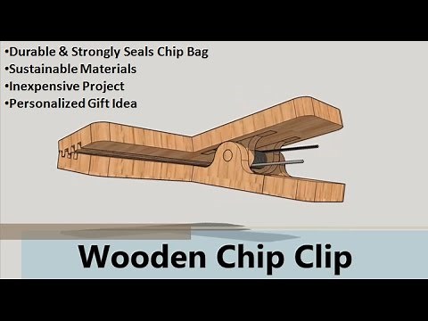 Wooden Chip Clip