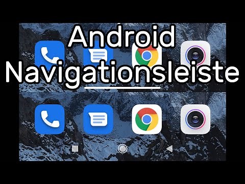 Android Navigationsleiste mit Schaltflächen oder Streichgesten einstellen