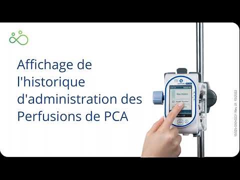 Sapphire PCA - Affichage de l’historique d’administration des Perfusions de PCA