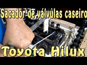 How to remove the valves from the cylinder head at home!