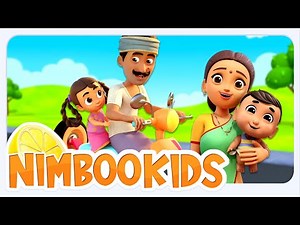Papa Ka Scooter, पापा का स्कूटर, Pani Puri Song + Hindi Baby Nursery Rhymes and Cartoon Videos