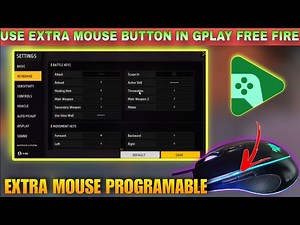 How To Use Mouse Extra Xbutton in google play games pc | Mouse programmable Button use #googleplaypc