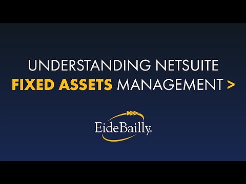 Improve Efficiency with NetSuite Fixed Assets Management