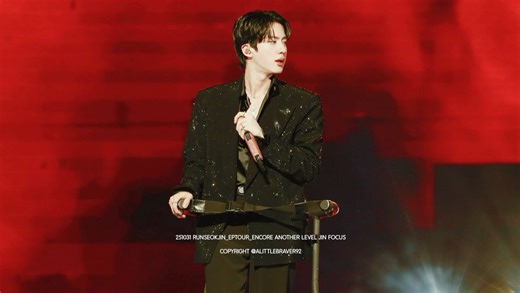 251031 RUNSEOKJIN_epTOUR_ENCORE Another Level Jin focus