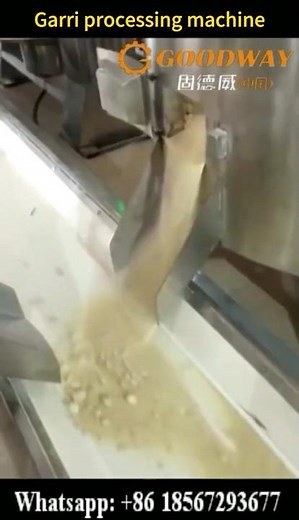 Garri processing line machine cassava garri making machine
