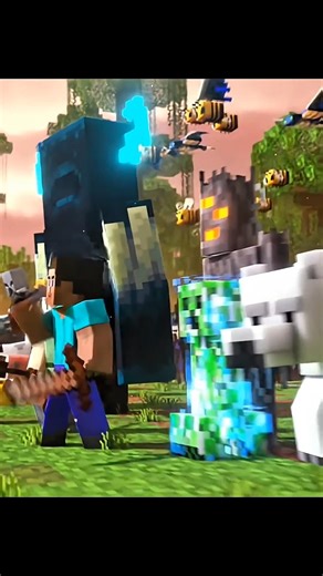 Minecraft Biggest Mob War Ever 🔥 Nether vs Overworld Battle #shorts