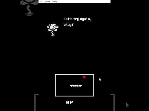Undertale DS Movement, Menu & Meeting Flowey