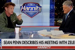 Sean Penn tells Sean Hannity 'I don't trust ya'