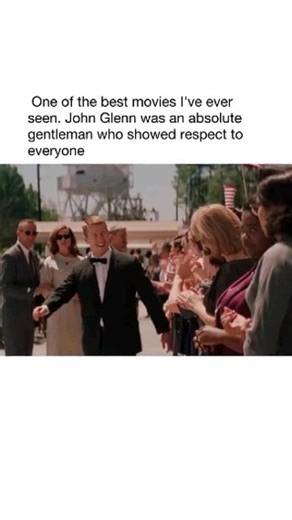 ReelScopeUSA on Instagram: "The video shows a powerful scene from the movie "Hidden Figures" (2016). Context: The clip features astronaut John Glenn (played by Glen Powell) meeting the team of African-American women mathematicians at NASA's Langley Research Center, known as "computers." Action: John Glenn is walking past a crowd of applauding people, but he pauses specifically to shake hands and speak with the women in the segregated computing unit. He introduces himself, says he didn't want to 