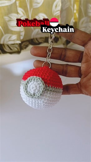Anisha_ms | Crochet Artist on Instagram: "DM to order 💌 pokemon Ball keychain ✨ Pokeball keychain ✨ . . . . . . Crochet pokemon Ball keychain, pokemon Ball keychain, pokeball keychain, pokemon keychain, Crochet, crochet amigurumi . . #crochetpokeball #crichetkeychain #crochetpokemonball #crocheting #crochetamugurumi"
