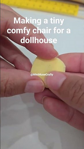 💺✨ DIY Tiny Comfy Chair | Miniature Dollhouse Furniture