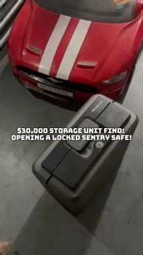 $30,000 Storage Unit Find: Opening a Locked Sentry Safe! #storagewars #Resellers #treasurehunt #wow