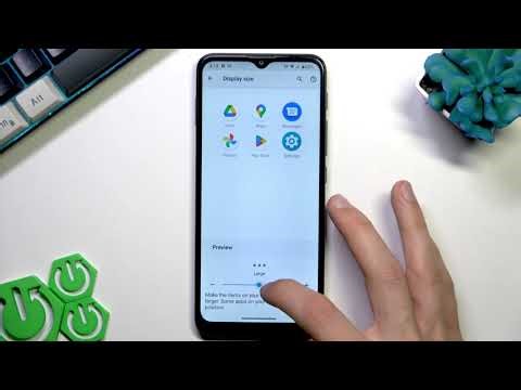 MOTOROLA Moto G10 – How to Change Font Size & Display Size