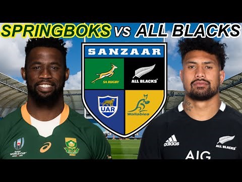 SPRINGBOKS vs ALL BLACKS Live Commentary (Rugby Championship 2021)