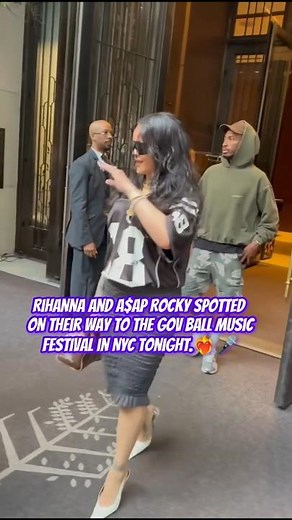 Rihanna and A$AP Rocky: The ultimate power couple at Gov Ball #rihanna #asaprocky #couplegoals