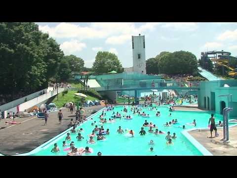 2009.08.15 【HD】 栃木県真岡市 井頭公園 一万人プール