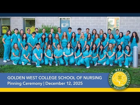 December 12, 2025: Golden West College School of Nursing Pinning Ceremony