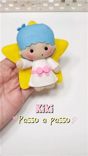 Passo a passo Kiki em feltro - Little Twin Star