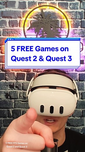 5 FREE FPS games you can get on Quest 2 and Quest 3 Oculus and Meta! #vr #virtualreality #metaquest #quest2 #quest3 #freequest2games #quest2freegames #vrtok
