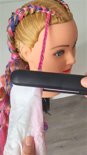 How to Do Small Box Braids with Synthetic Hair #boxbraids #braidinghair