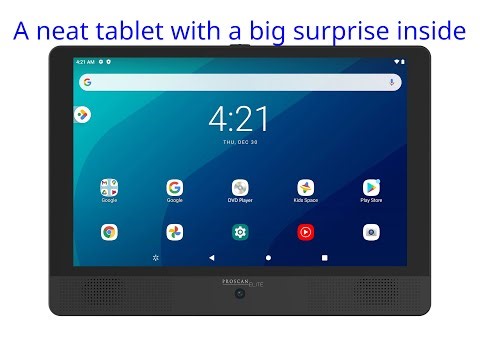 Tablet with a cool surprise
