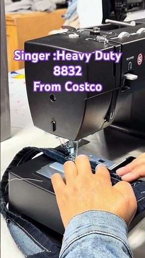 Singer heavy duty 8832 from Costco at $149.99 able to hem pair of jeans #costcodeals #besicsewing