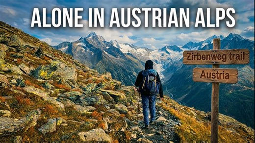 Solo hiking over 40km in Austria | The full documentary