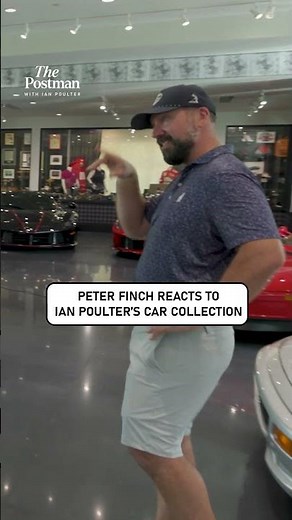 Peter Finch Reacts To Ian Poulter's INSANE Car Collection 🤯
