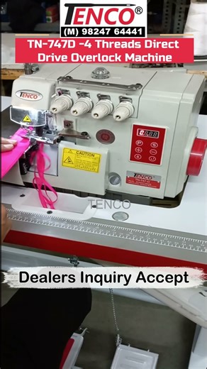 TN-747D- Tenco direct drive overlock machine